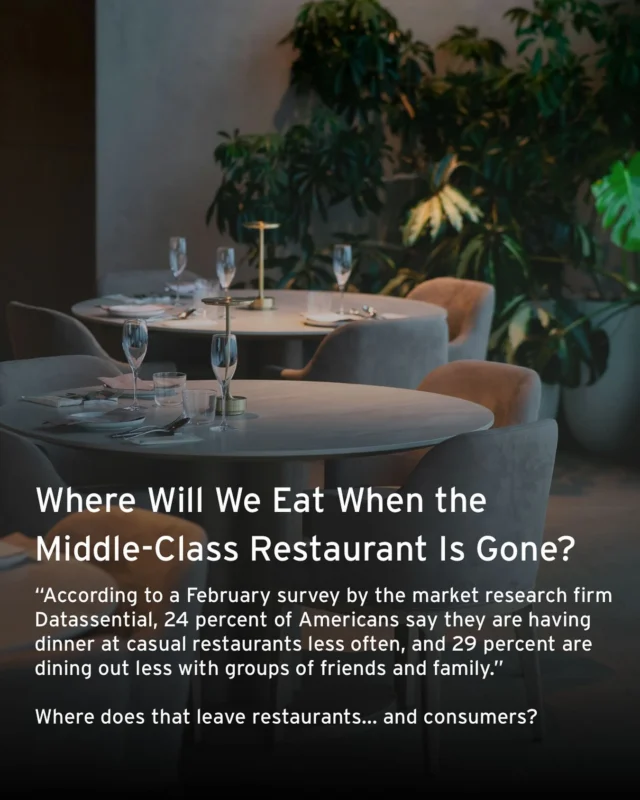 The NY Times recently ran an article about how the boom time for America’s sit-down casual chains has come and gone. “Middle-class restaurants” like Olive Garden, Red Lobster, Chili’s, and Pizza Hut have been filing for bankruptcy and closing at rapid rates.

From the article: “The idea that casual dining chains are inauthentic may overlook a valuable experience these restaurants can offer. In addition to being affordable places for friends and family to share meals, recent research suggests that an Applebee’s or an Olive Garden might be the last remaining institution that brings together a cross-section of America.”

Also of note: “According to a February survey by the market research firm Datassential, 24 percent of Americans say they are having dinner at casual restaurants less often, and 29 percent are dining out less with groups of friends and family.”

While casual chain restaurants may not be everyone’s first choice, there’s no denying the comfort and ease they offer to many consumers. What are your thoughts? And have you been dining out less lately?

Link to full story in bio.

#CORestaurants #ColoradoRestaurants #RestaurantNews