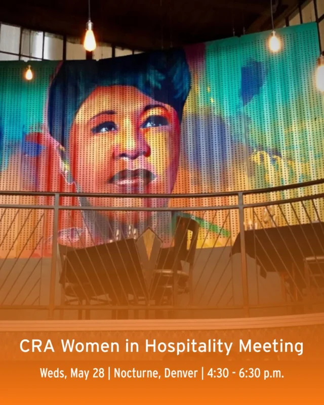 Local industry women: Join us for the next CRA Women in Hospitality event on Wednesday, May 28, at Nocturne in Denver! We’re bringing together women across Colorado’s restaurant and hospitality community to connect, learn, and grow—with plenty of inspiration and a little celebration thrown in, too.

We’ll kick things off with The Art of Feedback, an interactive workshop led by Nicole Mattson, hospitality leader and co-owner of Nocturne. Drawing from more than a decade of experience building successful teams and workplace culture, Nicole will guide us through giving and receiving feedback with intention—even when it’s tough.

Afterward, there’ll be a networking reception with live music, light bites, drinks (alcoholic and non-alcoholic), and a great crowd of women who get it.

This event is free for female CRA members; if you’re not a member (or don’t work for one), you may attend one CRA Women in Hospitality meeting per year to learn more. WIH dues for non-member restaurant pros are $100/yr.

Space is limited—register today through the link in bio!

#CORestaurant #ColoradoRestaurants #WomeninHospitality #CRAWomeninHospitality #CRA
